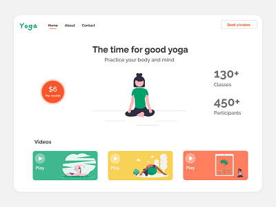 Yoga Landing Page