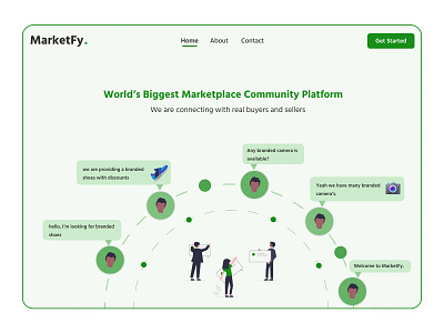 MarketFy. (Marketplace Landing Page)