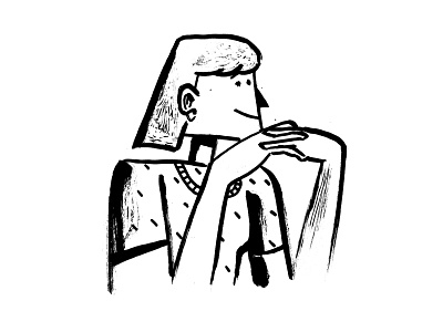 Contemplanding character chile comic gabriel garvo garvo illustration ilustración ink tinta