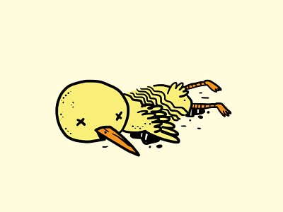 Pollo Death chile comic gabriel garvo garvo illustration ilustración ink torres del paine