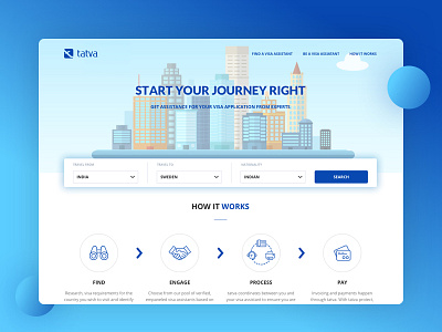 Tatva Website design homepage interaction ui ux visa visacenter visualdesign webdesign website