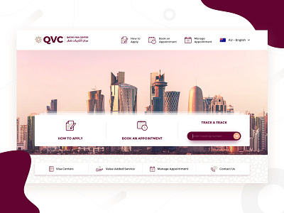 Website Home Page dribbble shot qvc ui ui ux visa center website