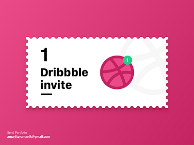 1 Dribbble Invitation