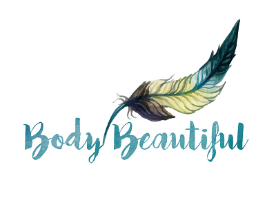 Body Beautiful branding design illustration logo typography vector