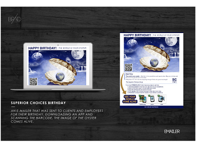 Superior Choices Birthday E-mailer branding design email emailer typography web