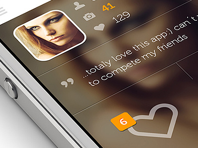 PrOOfile Concept app concept interface ios iphone profile social surdo ui ux
