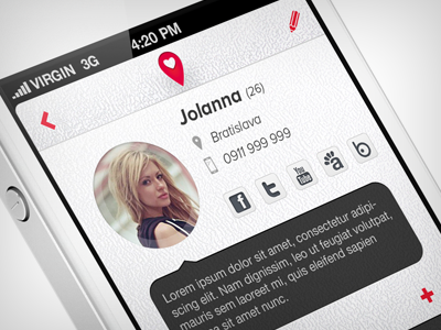Partner Tracker App app ios iphone partner tracker ui ux