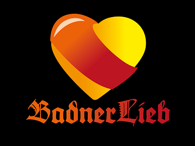 Badnerlieb baden german heart logo