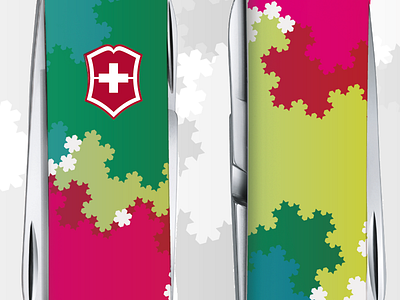 Koch Snowflake Swiss Army Knife fractal jovoto snow