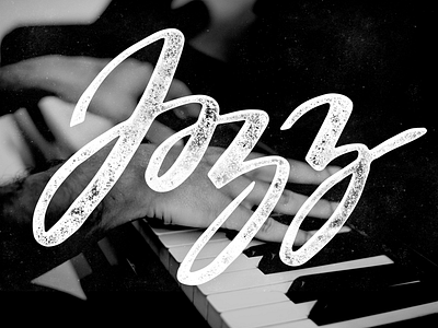 Jazz brush brushpen brushscript handlettering illustrator jazz lettering music photoshop typography