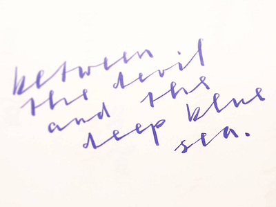 Between brushscript calligraphy handlettering lettering typography