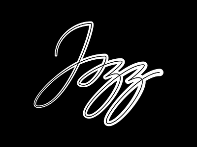 Jazz calligraphy handlettering jazz lettering tshirt typography