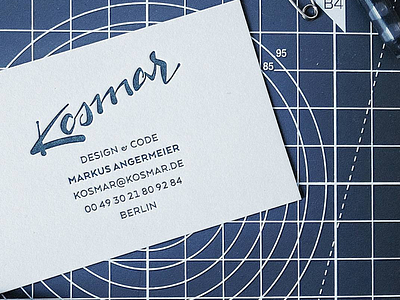 Businesscard businesscard handlettering lettering letterpress logo