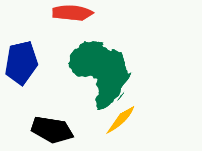 World Cup africa logo soccer za