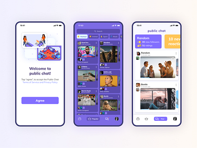 Public chat app