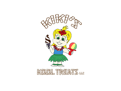 Kiki S Kool Treats Llc Logo brand identity logo design