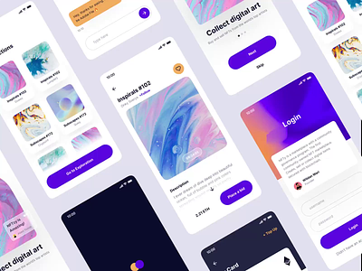NFTzy, NFT Marketplace UI Kit (790+ components inside!) app bitcoin crypto design ethereum kit marketplace mobile app nft product products ui ui kit ui8 user experience user interface