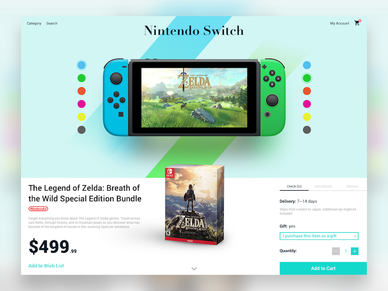 Single Product Page Reimagined interface simple checkout webpage product dailyui