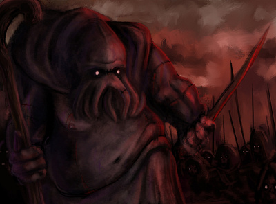 Meatball warlord illustration