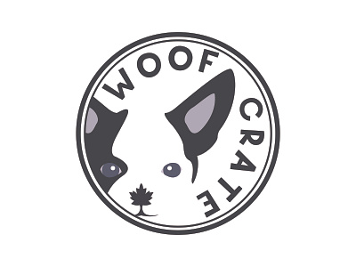 Woof Crate - Logo Design brand design branding design graphic design logo