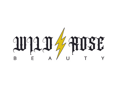 Wild Rose Beauty Logo brand design branding design graphic design logo