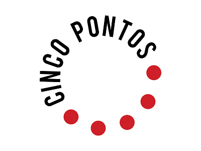 Cinco Pontos Submark Logo apparel design brand design branding design graphic design logo