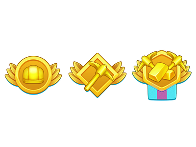 Rank Icons badge gold icon medal rank