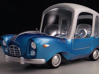 WIP Cartoon Car Design car cartoon luxology modo render