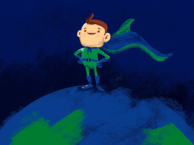 Super Hero Planet Guy