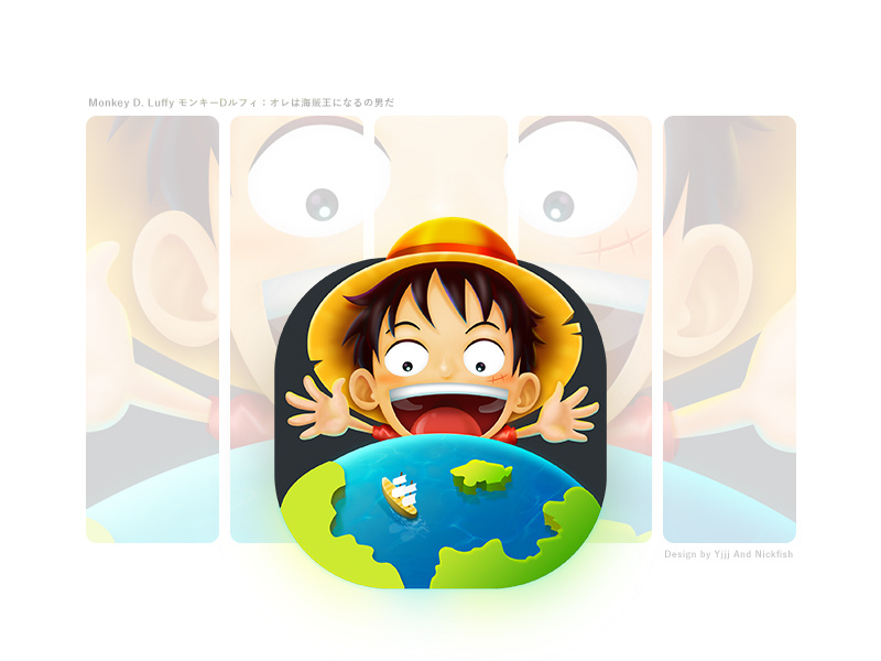 One Piece Monkey D Luffy By Nikefish On Dribbble
