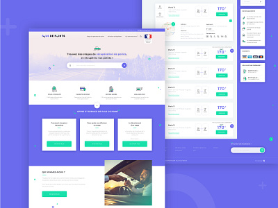 Plus de points Homepage brand design design homepage icons inspiration logo points ui ux web design