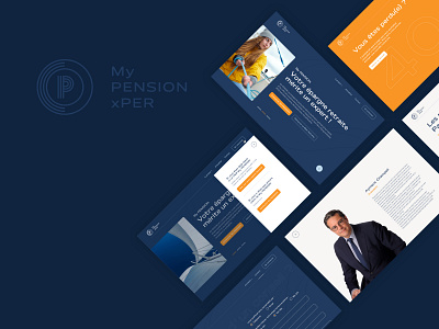 My PENSION xPER Site web 404 agency contact design homepage inspiration login logo menu profile retirement ui ux web design website