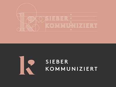 sieber kommuniziert // pr company logo brand branding corporate corporate branding corporate design design identity logo logo design minimalistic pfow typography