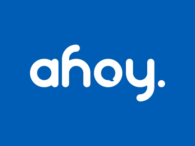 ahoy. // IT company logo brand branding communication corporate corporate design design identity logo logo design minimalistic pfow ratio
