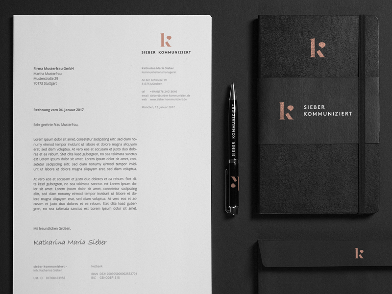 Sieber Kommuniziert Pr Company Corporate Identity By Benjamin Viethen On Dribbble