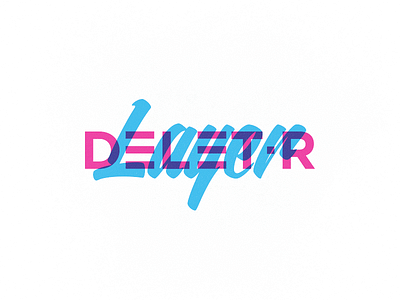 Layer Delet·R // Photoshop freebie