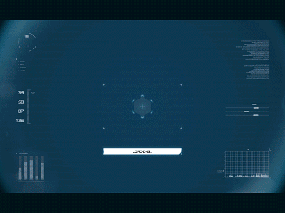 ZST // sci-fi gui animation 2d after effects animated animation futuristic gif gui hexagon hud illustration pfow sci fi