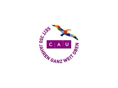 CAU // university logo animation 2d after effects animated animation clean colourful flat gif logo pfow tiles