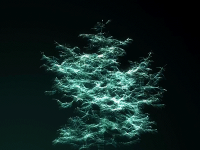 Tree particles // After Effects animation