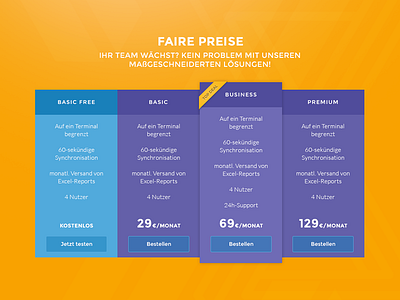 Pricing tables // ui, web design