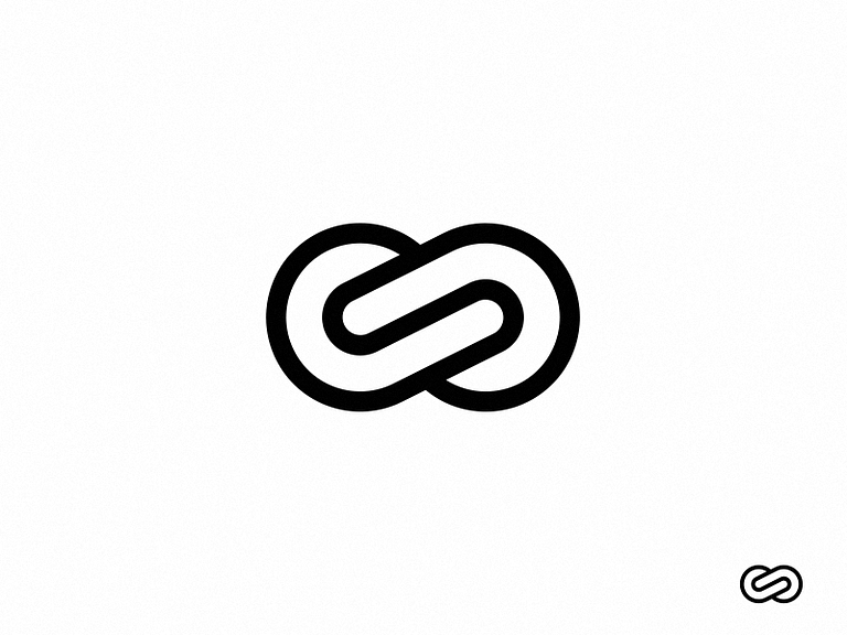 Infinite shapes // logo by Benjamin Viethen on Dribbble