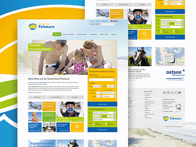☀️ Sonneninsel Fehmarn // website, re-branding branding color colorful corporate holiday homepage island layout vibrant web design webdesign website