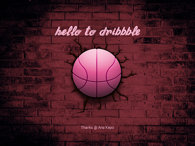 Hello Dribbble debut first shot manish yadav