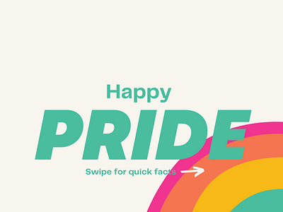 PRIDE Instagram Post for Boldly Human branding design vector