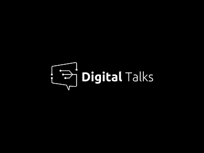 Digital Talks app blog blog post blogger blogging branding icon logo typography ui vector web