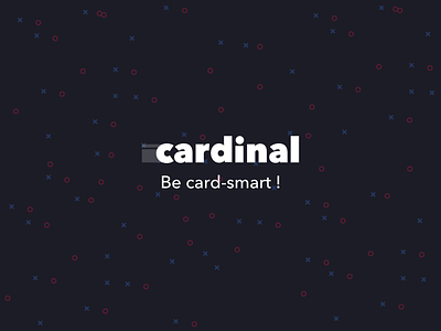 Cardinal - Be card-smart! cardinal design illustrations logo money offers ui ux vector wallet