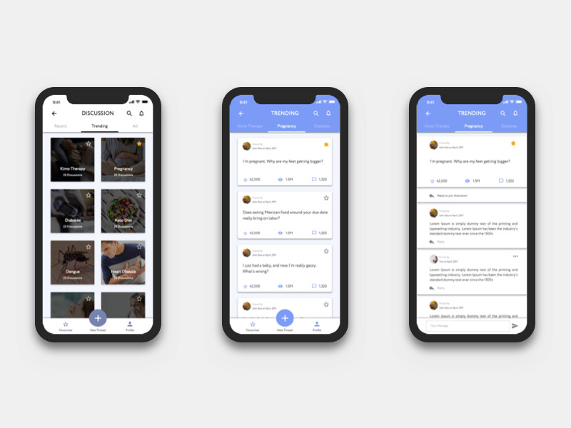 Discussion Forum by Arpit Sharma on Dribbble