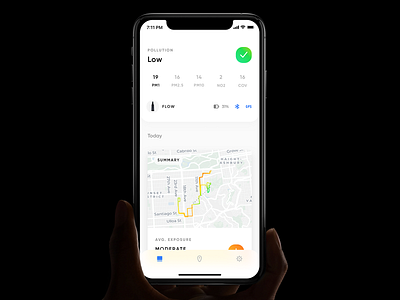 Plume Labs Flow App — Dashboard