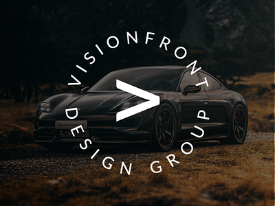 VisionFront Design Group LLC Logo automotive automotive logo badge cars design agency logo logo design logo designs logodesign logos logotype