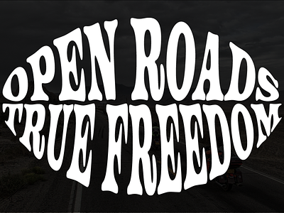 Open Roads Graphic Tee Shirt